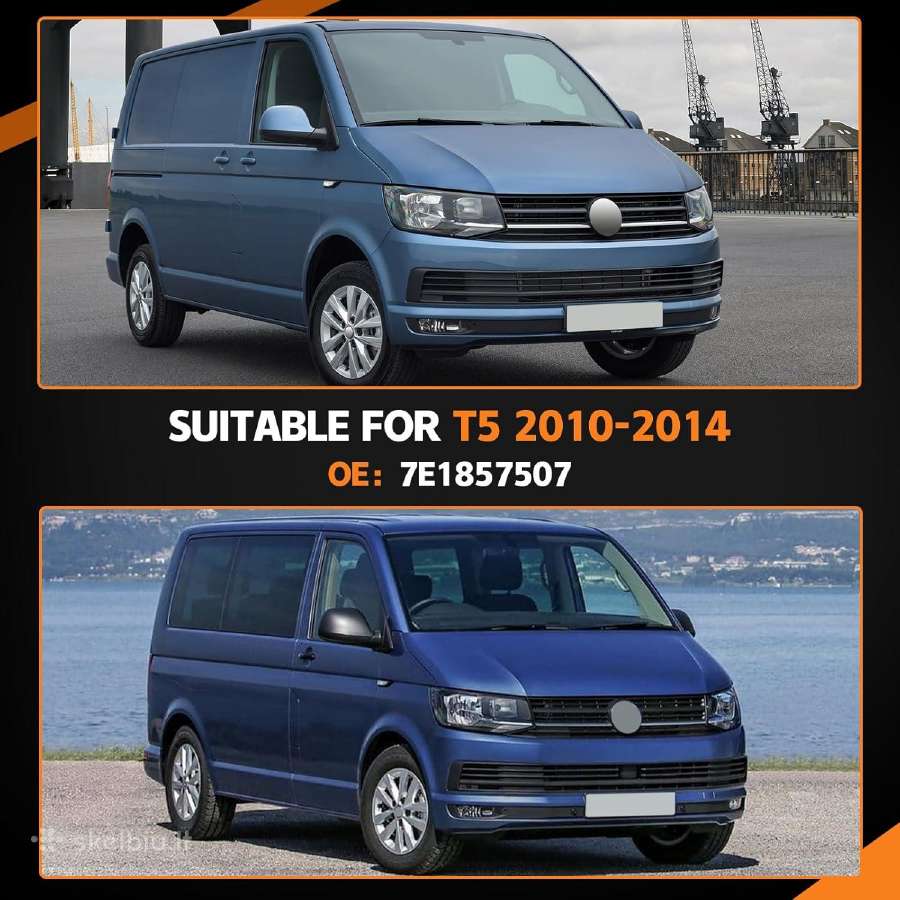 VW T5 Kairysis šoninis veidrodėlis (2010–2014 m.) - nuotraukos Nr. 2