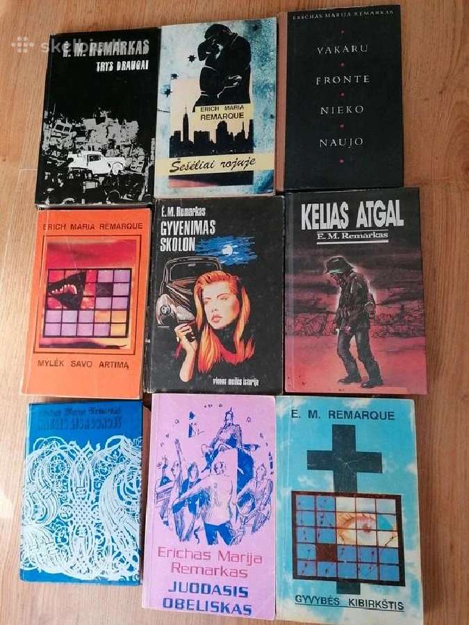 Daug Remarko knygų. Remarkas