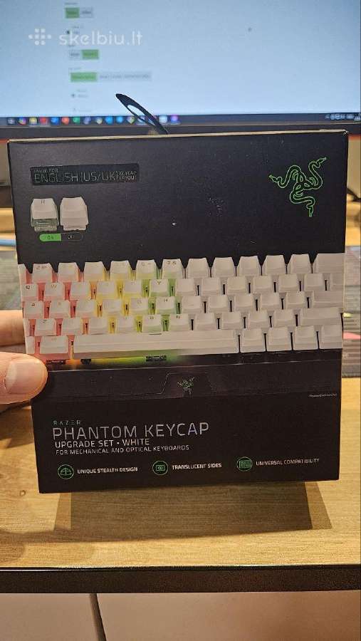 Razer Phantom Keycap Upgrade Set White
