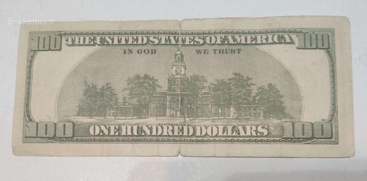 100 dolerių 1996 metų - nuotraukos Nr. 2