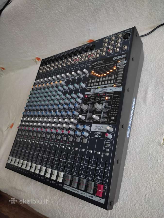 Stiprintuvas Yamaha 16 kanalų, 2 / 500 W stereo - nuotraukos Nr. 5