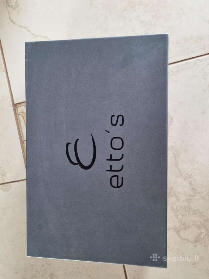 Juodos odinės basutės Etto's, 38 dydis - nuotraukos Nr. 7