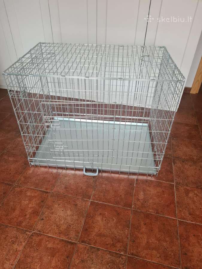 Sulakstomas metalinis šuns narvas XL - nuotraukos Nr. 2