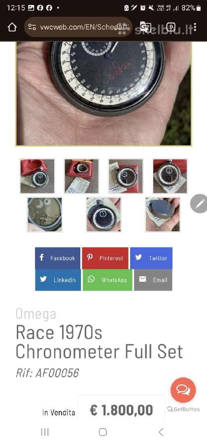 Omega Race 1970s Chronometer - nuotraukos Nr. 3