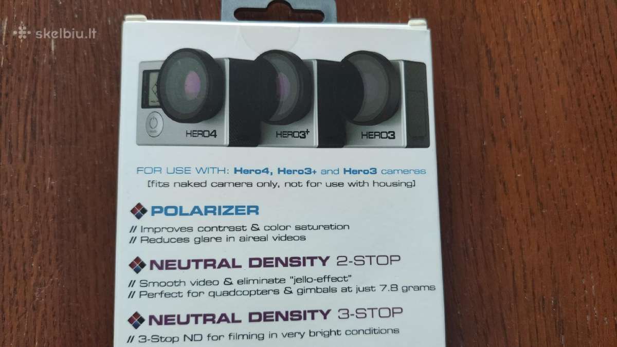 Gopro kameros filtrai, Polar Pro - nuotraukos Nr. 3