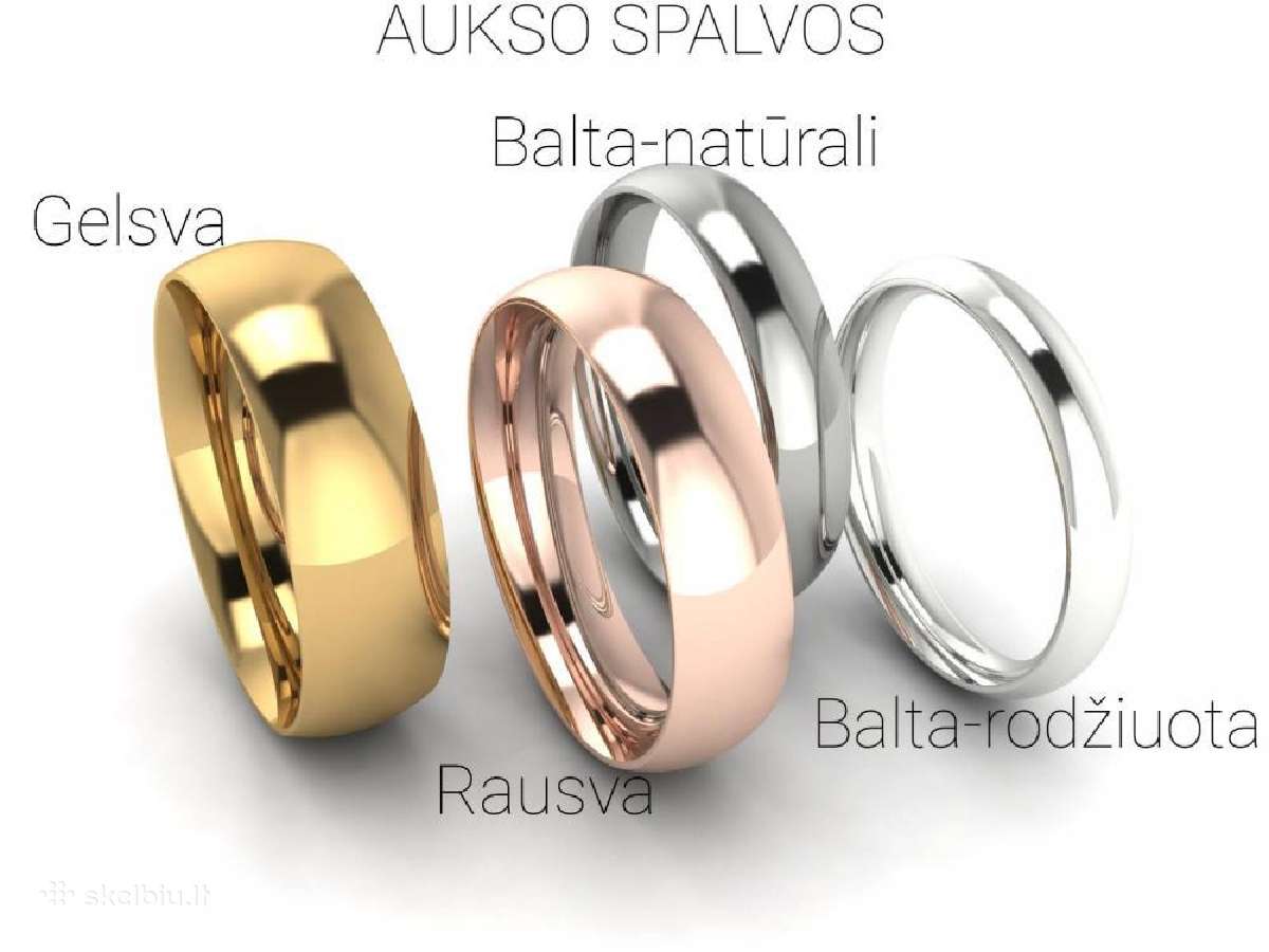 Klasikiniai Vestuviniai Žiedai