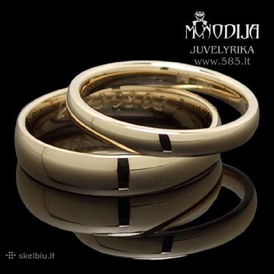 Klasikiniai Vestuviniai Žiedai - nuotraukos Nr. 8