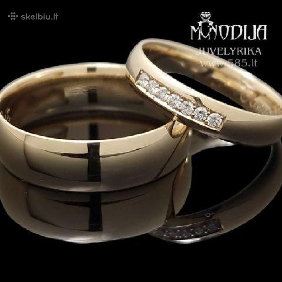 Klasikiniai Vestuviniai Žiedai - nuotraukos Nr. 10