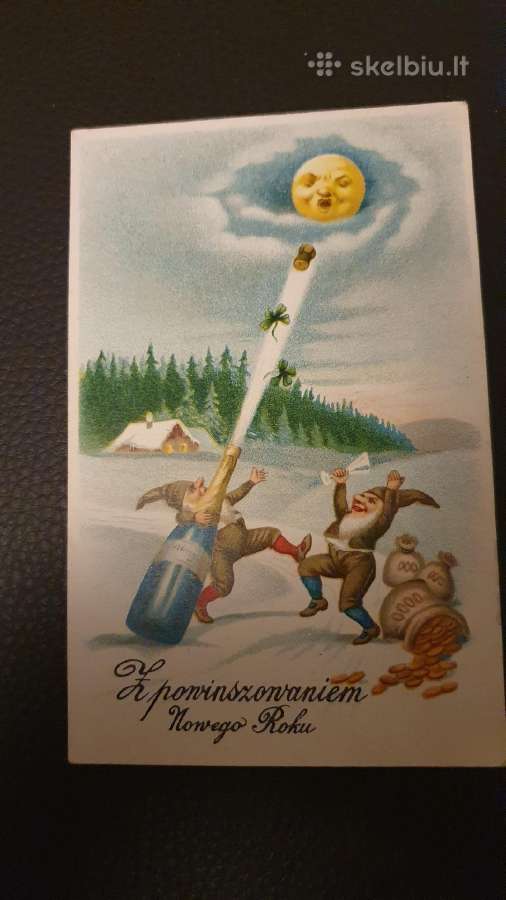 Senas atvirlaiškis Z Nowym Rokiem