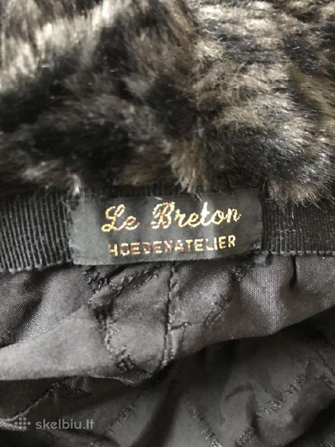 Vintažinė skrybėlė, prancūzų gamybos "Le Breton" - nuotraukos Nr. 3