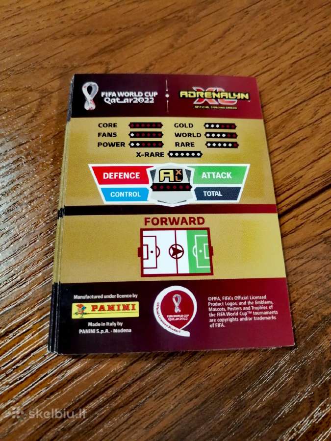 Fifa World Cup Qatar 2022 kolekcinės kortelės - nuotraukos Nr. 2