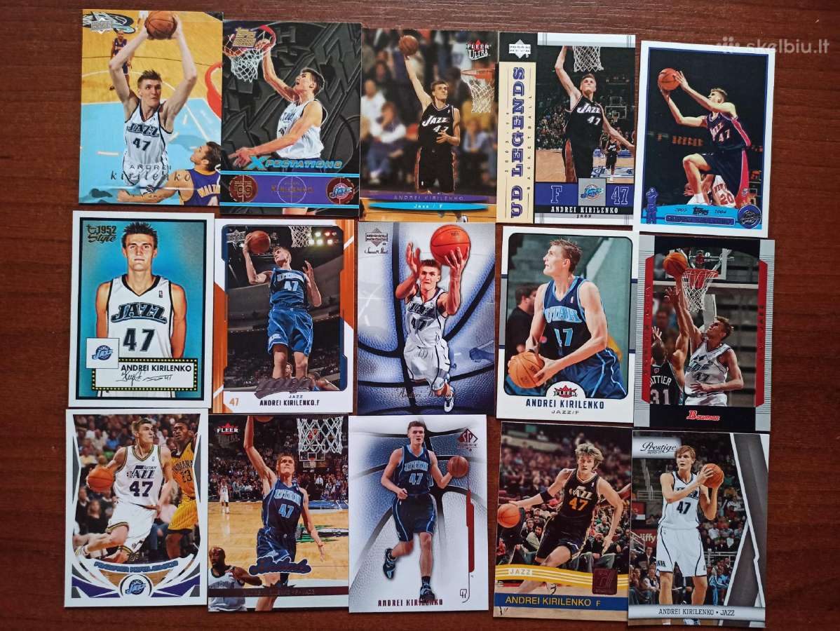 Nba krepšininko A. Kirilenko 44 skirtingos kortelė - nuotraukos Nr. 2