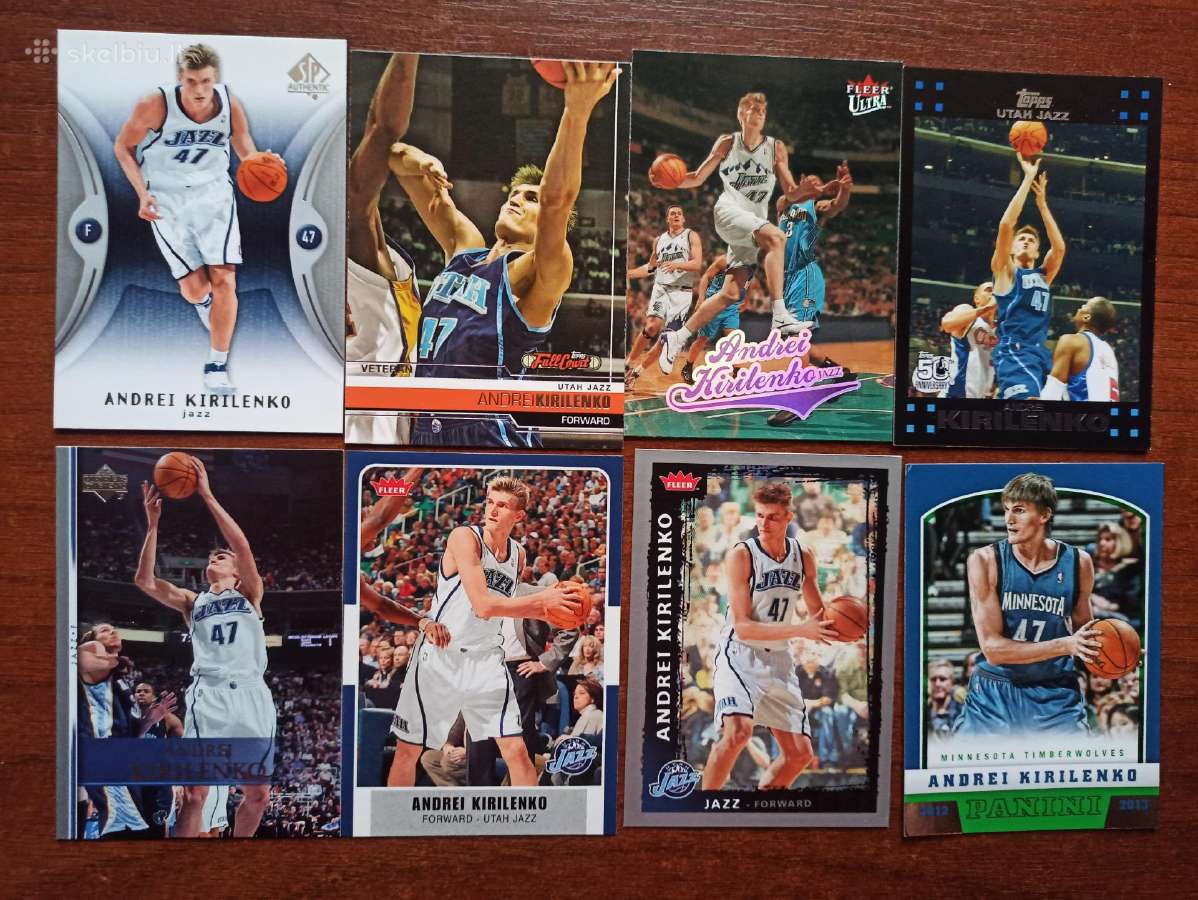Nba krepšininko A. Kirilenko 44 skirtingos kortelė - nuotraukos Nr. 4