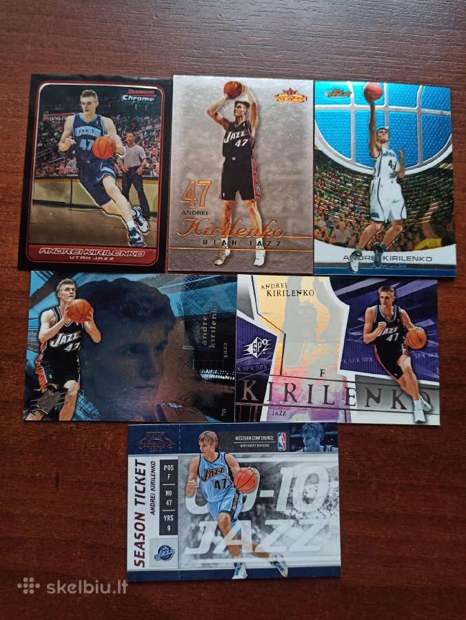 Nba krepšininko A. Kirilenko 44 skirtingos kortelė - nuotraukos Nr. 5