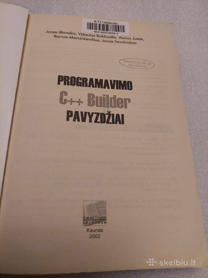 Programavimo C++ Builder pavyzdžiai - nuotraukos Nr. 2