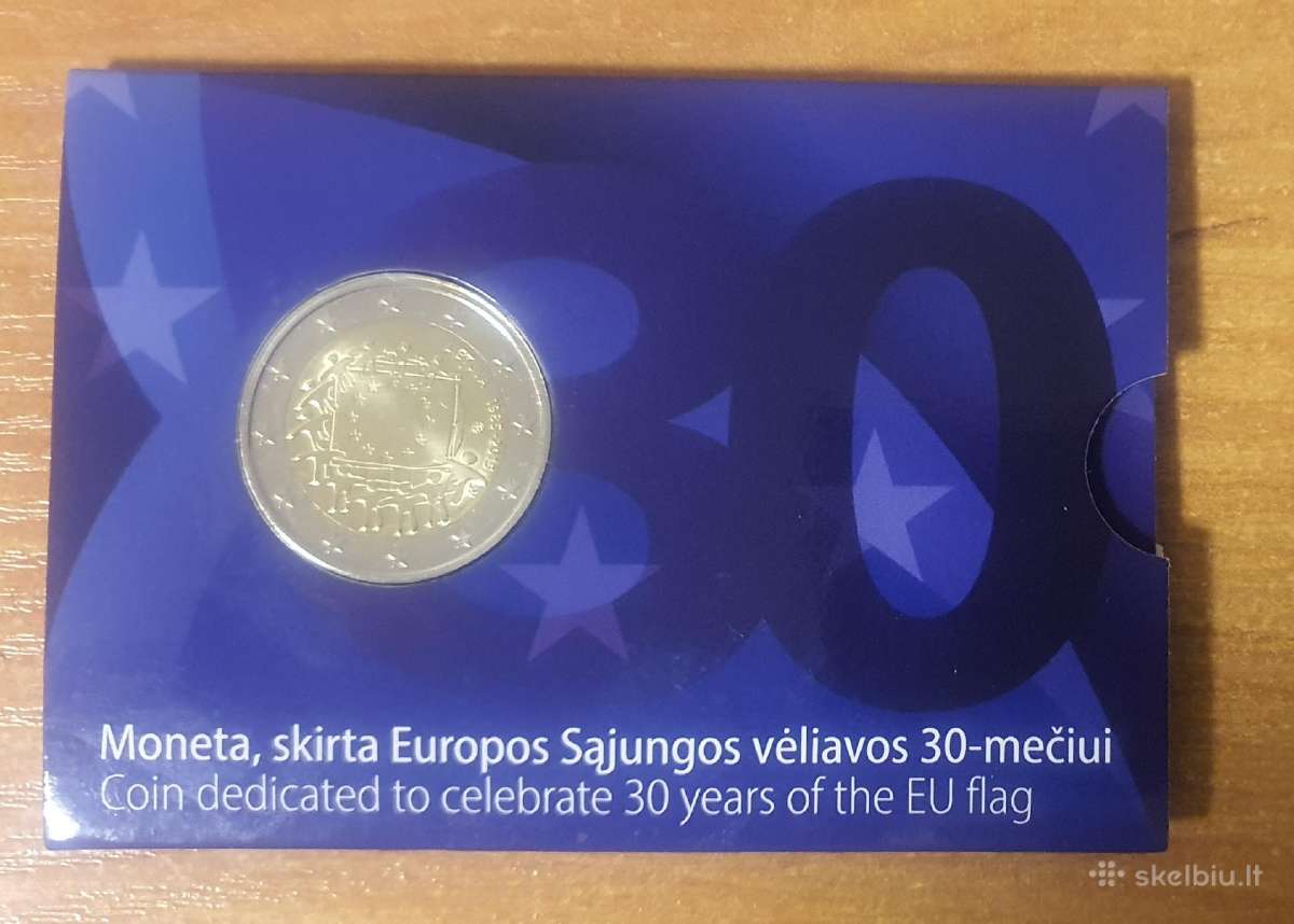 Lietuvos 2 eurų monetos kortelėse - nuotraukos Nr. 2