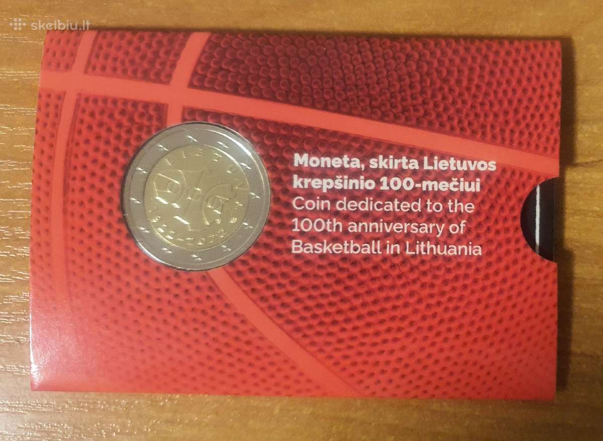 Lietuvos 2 eurų monetos kortelėse - nuotraukos Nr. 3