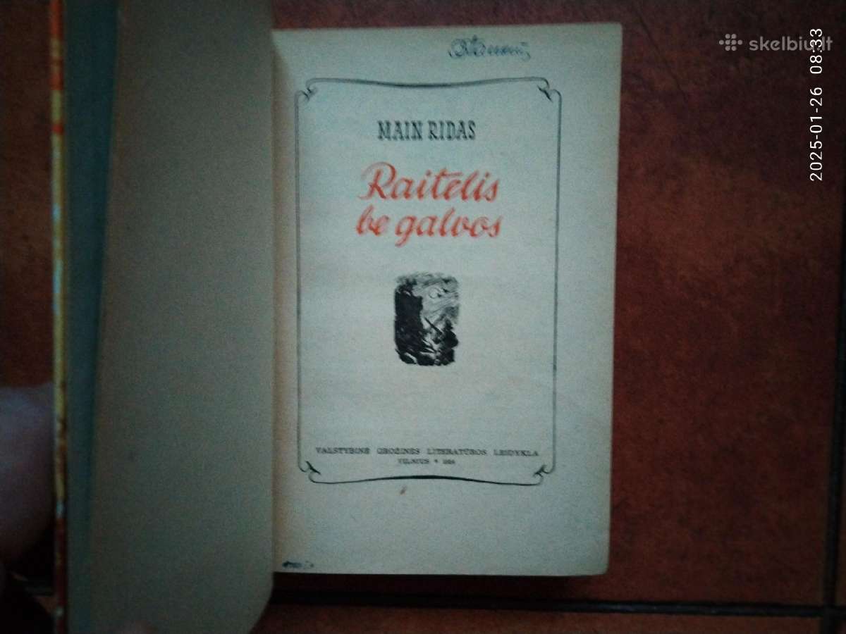 Main Ridas "Raitelis be galvos" 1954 metai - nuotraukos Nr. 4
