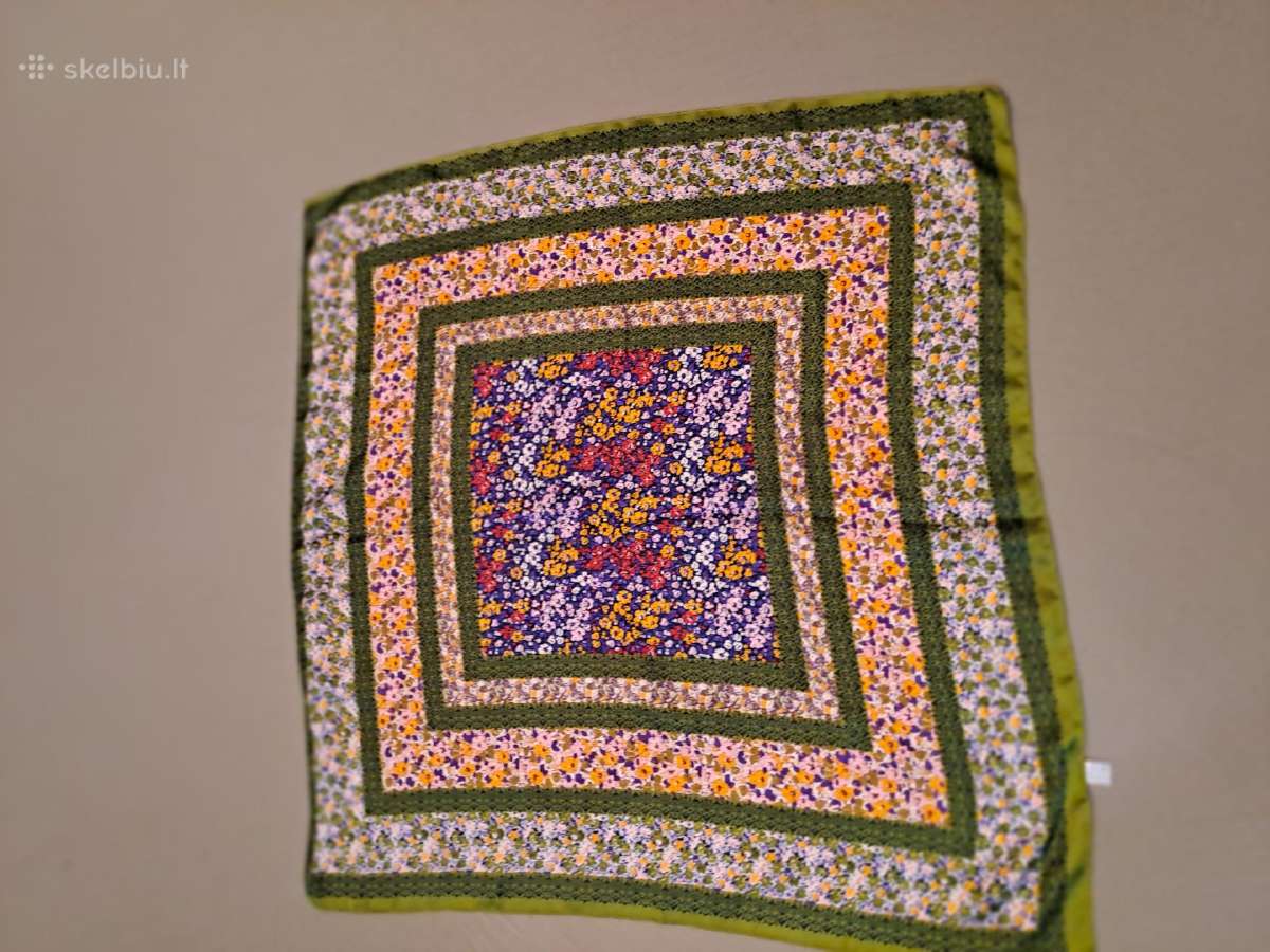 Šilkinės, medvilninės, sintetinės skarelės 16 vnt. - nuotraukos Nr. 16