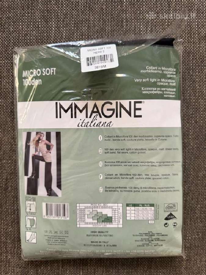 Juodos pėdkelnės 100den Micro Soft - nuotraukos Nr. 2