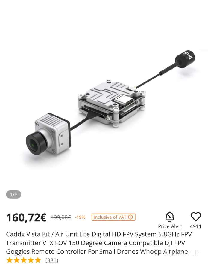 Dji Fpv Goggles + Fpv Remote Controller - nuotraukos Nr. 10
