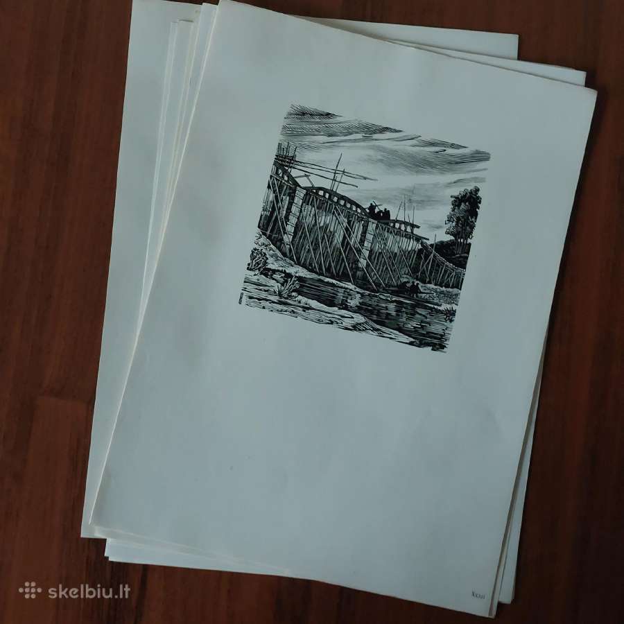 Albumas - Vytautas Jurkūnas ,raižiniai ( 1958 m. ) - nuotraukos Nr. 19