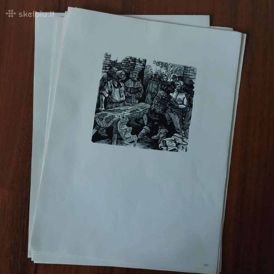 Albumas - Vytautas Jurkūnas ,raižiniai ( 1958 m. ) - nuotraukos Nr. 29