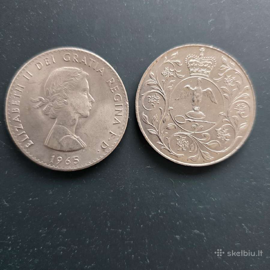 D. Britanija 1965 Čerčilis, 1977 sidabrinis jubili - nuotraukos Nr. 2