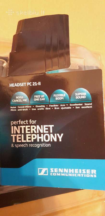 Sennheiser headset Pc 21-II ausinės su mikrafonu - nuotraukos Nr. 2