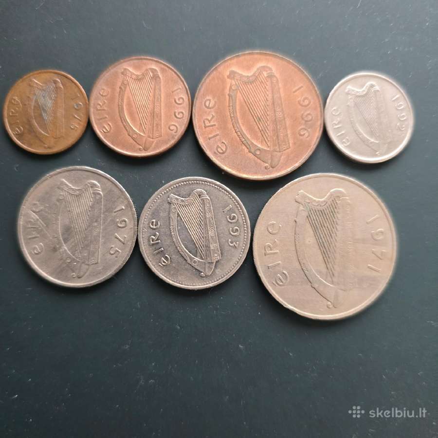 Airija 1971-1996 rinkinukas 1/2, 1, 2, 5, 10 pensu - nuotraukos Nr. 2