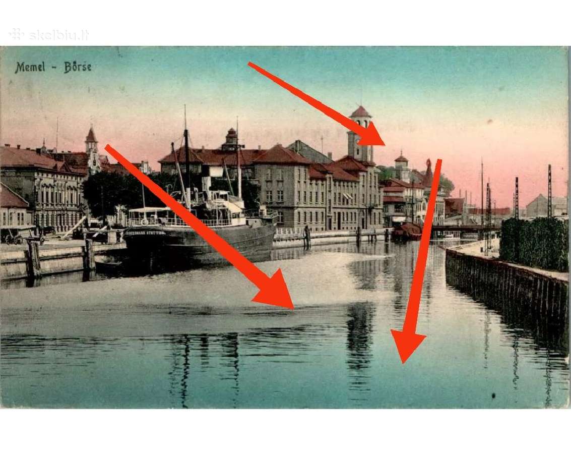 Memel Klaipeda retas atvirukas