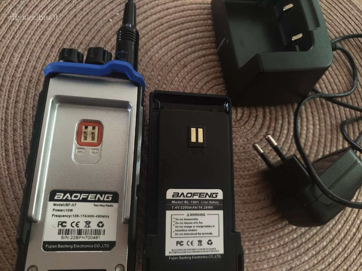 Baofeng bf-h7 10w multiband - nuotraukos Nr. 2