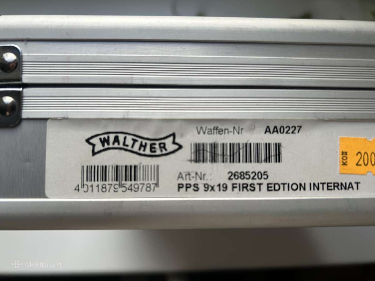 Walther Pps first edition - nuotraukos Nr. 4