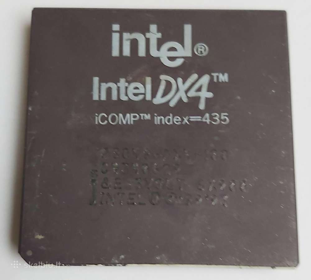 Procesorius Intel Dx4 100mhz