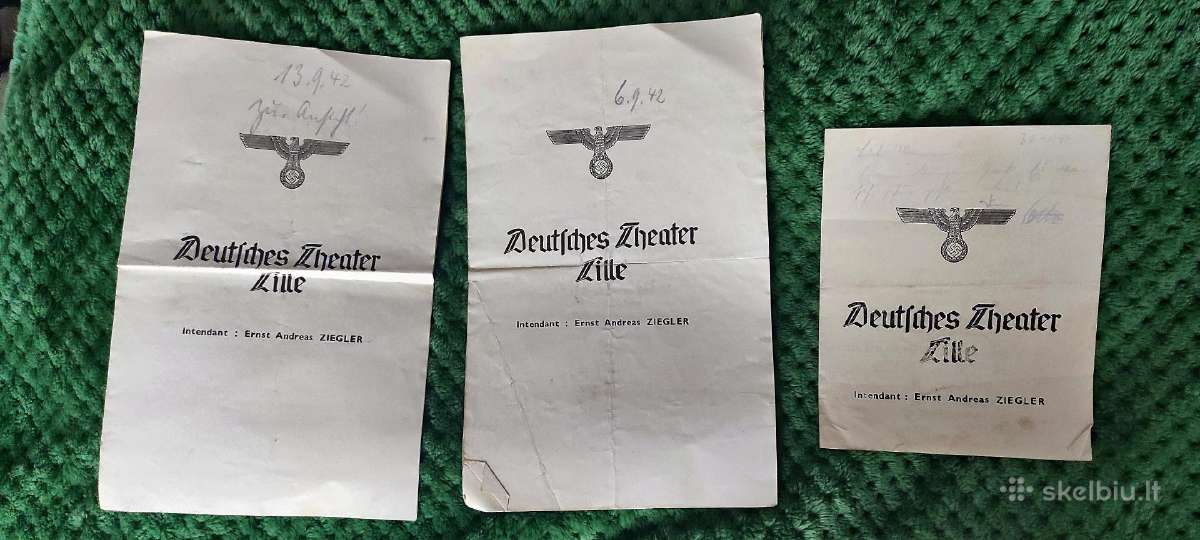 1942 Naziu Teatro afischa reta