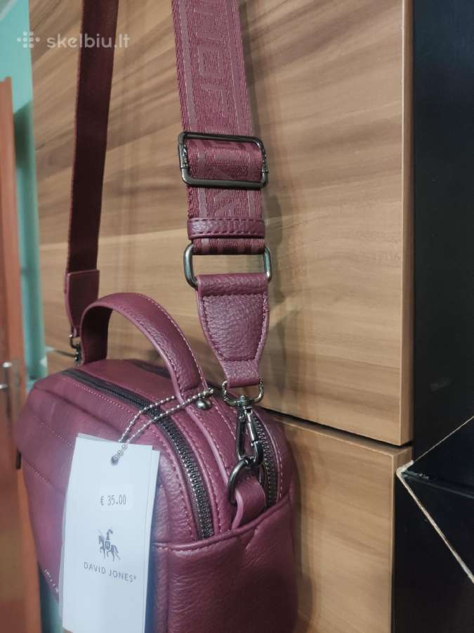 David Jones rankinė nedidelė bordo per petį - nuotraukos Nr. 4