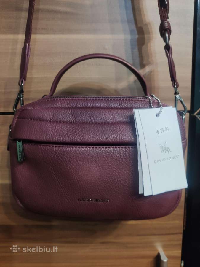David Jones rankinė nedidelė bordo per petį - nuotraukos Nr. 5