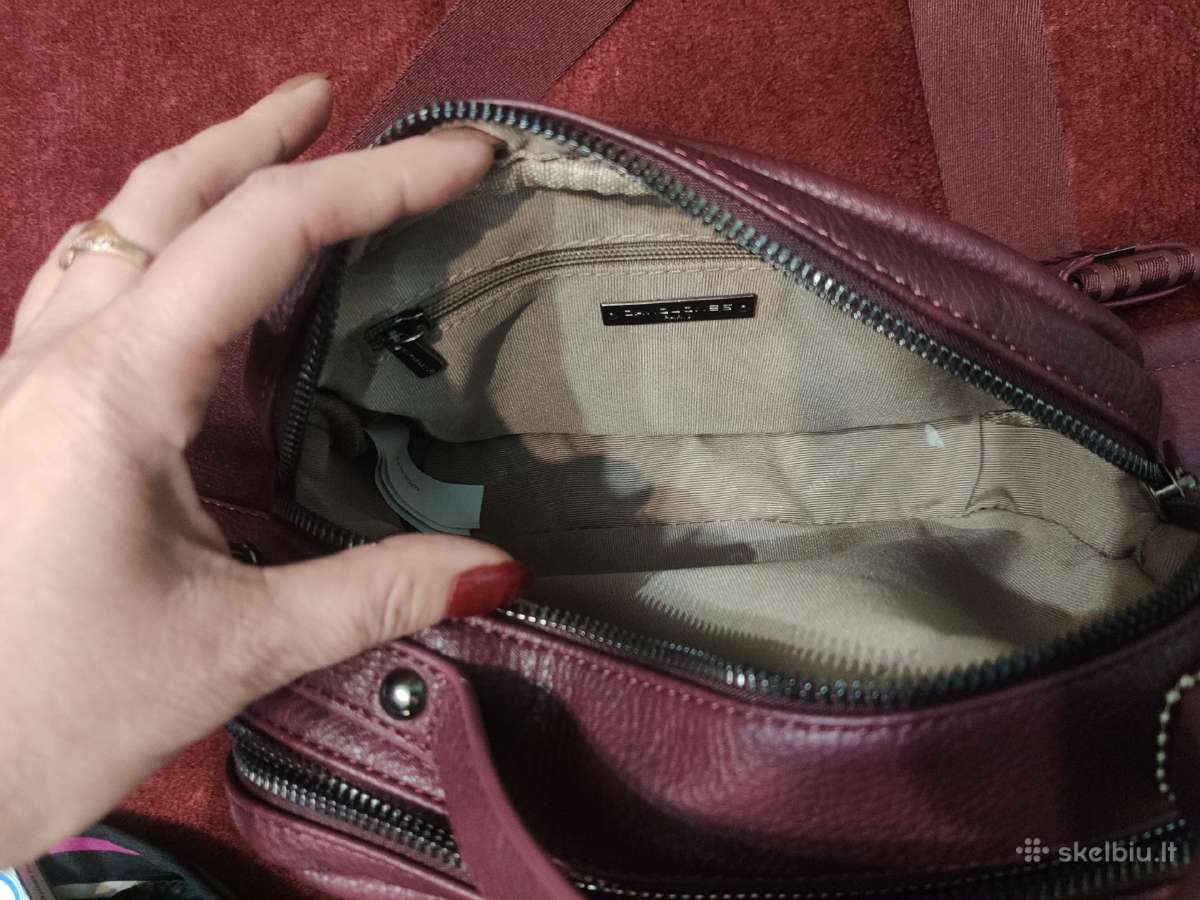 David Jones rankinė nedidelė bordo per petį - nuotraukos Nr. 11