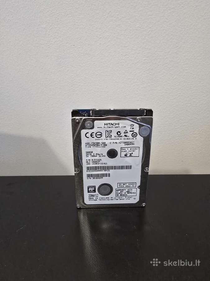 Kieti diskai 1tb 3,5 HDD ir 500gb 2,5 HDD