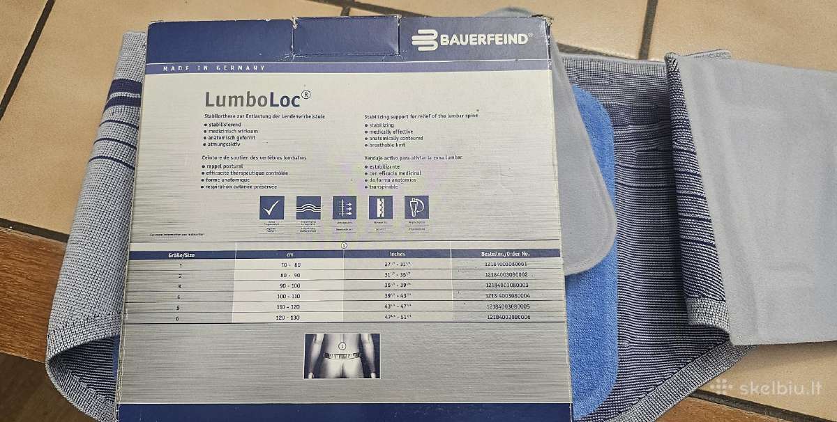 Nugaros įtvaras Lumboloc - nuotraukos Nr. 8
