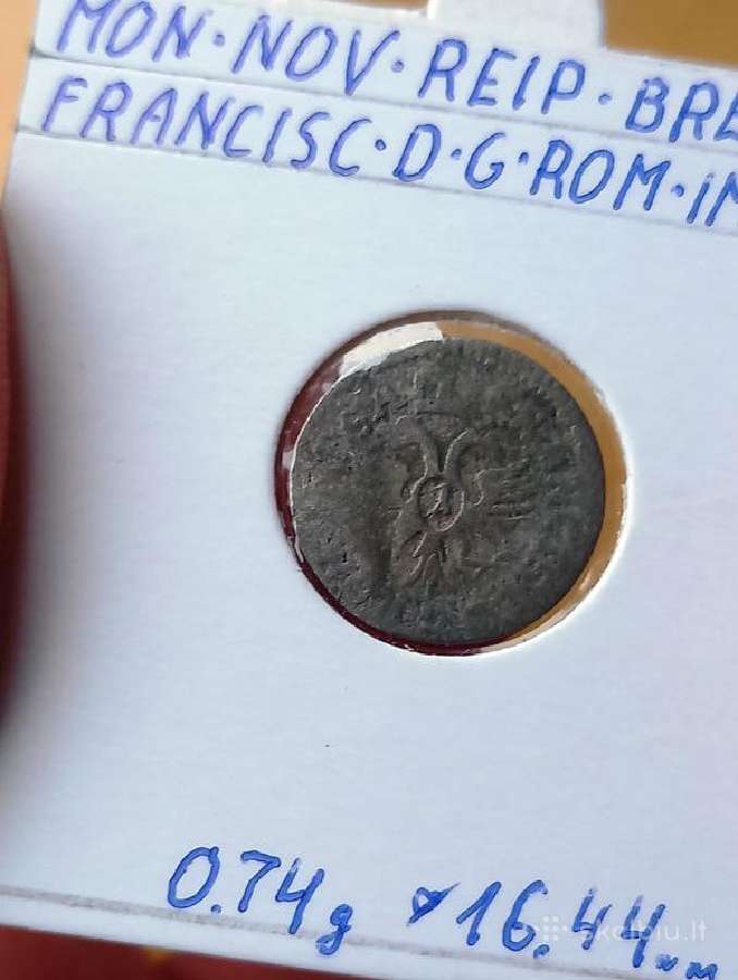 Vokietija- Bremenas 1753 1 grotas (sidabras) - nuotraukos Nr. 2