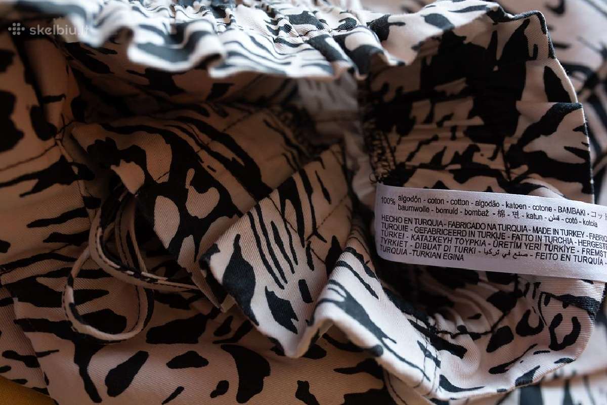Mom fit stiliaus trumpintos kelnės - nuotraukos Nr. 6