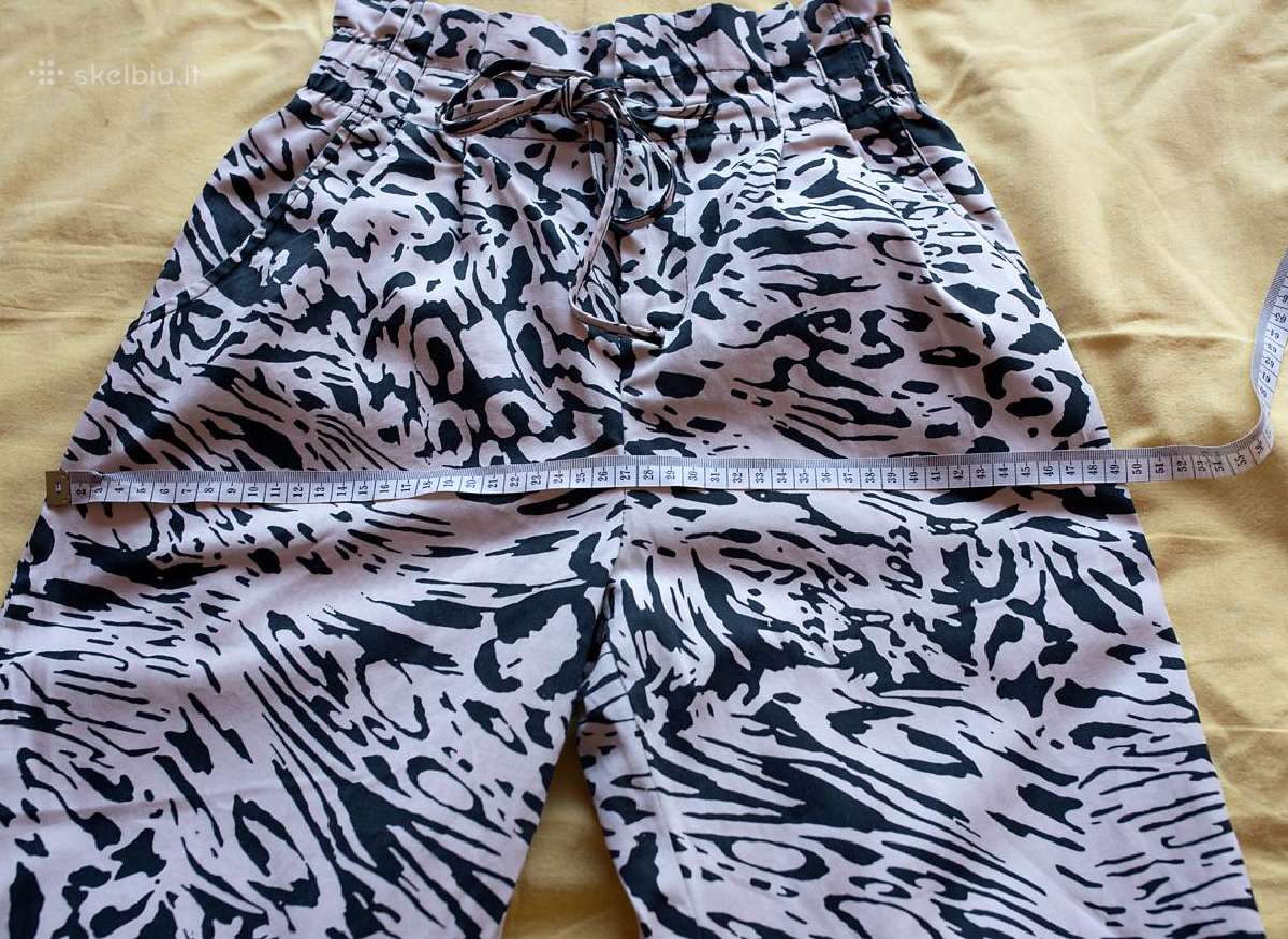 Mom fit stiliaus trumpintos kelnės - nuotraukos Nr. 9