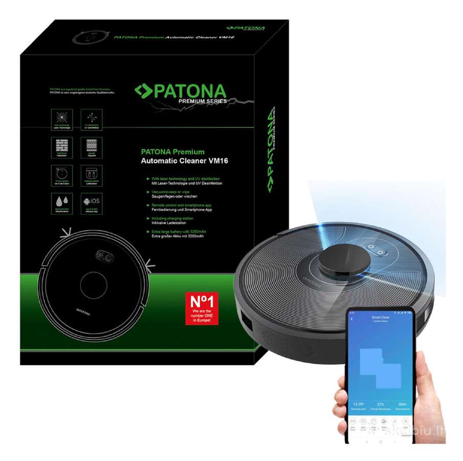 Automatinis lazerinis valiklis Vm16 Siurbimo robot
