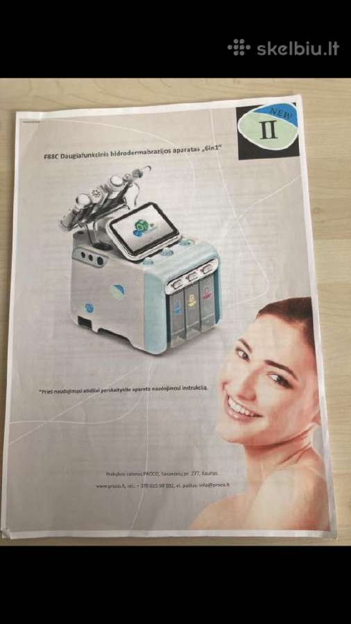 „Hydra Facial“ veido priežiūros aparatas 6in1 - nuotraukos Nr. 2