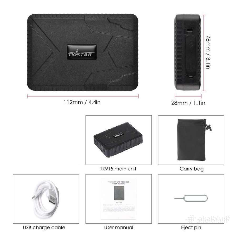 Tkstar GPS 10000 mah (120 Parų) su stipriu magnetu - nuotraukos Nr. 2