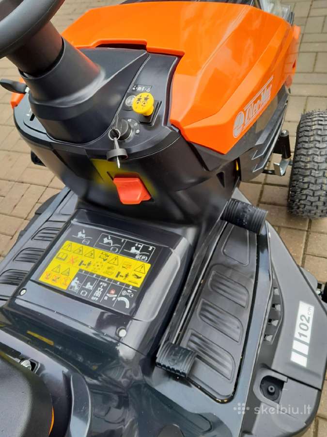 Sodo traktoriukas su krepšiu Oleo Mac 102r/16k - nuotraukos Nr. 10