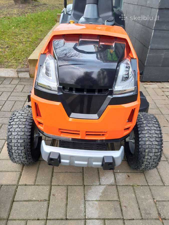 Sodo traktoriukas su krepšiu Oleo Mac 102r/16k - nuotraukos Nr. 6
