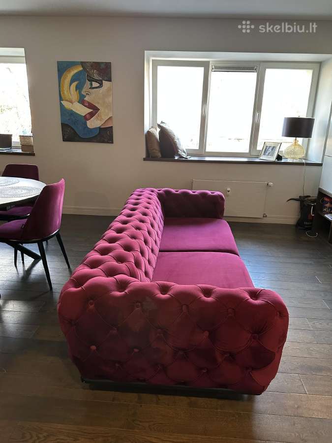 Ricco sofa ir 4 kėdės ir valgomasis stalas - nuotraukos Nr. 3
