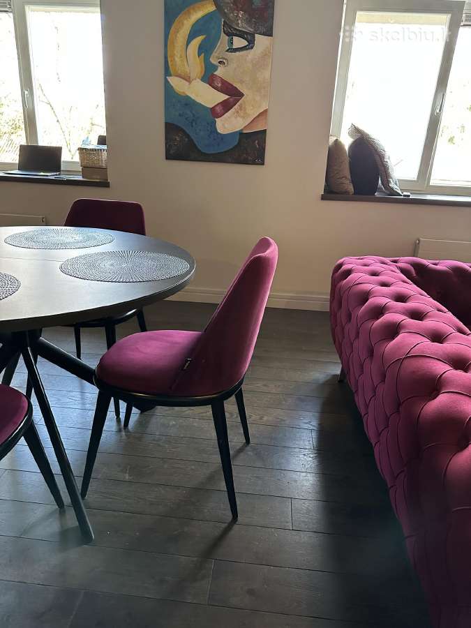 Ricco sofa ir 4 kėdės ir valgomasis stalas - nuotraukos Nr. 6